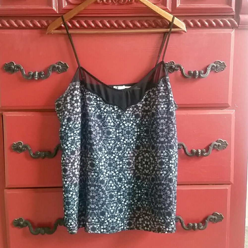 Kimchi Blue Floral Blue Tank Top